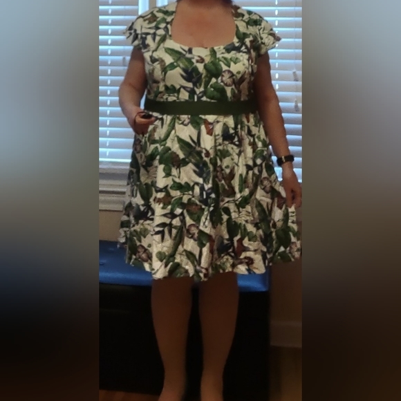 eshakti Dresses & Skirts - Eshakti size 3X floral print cotton dress